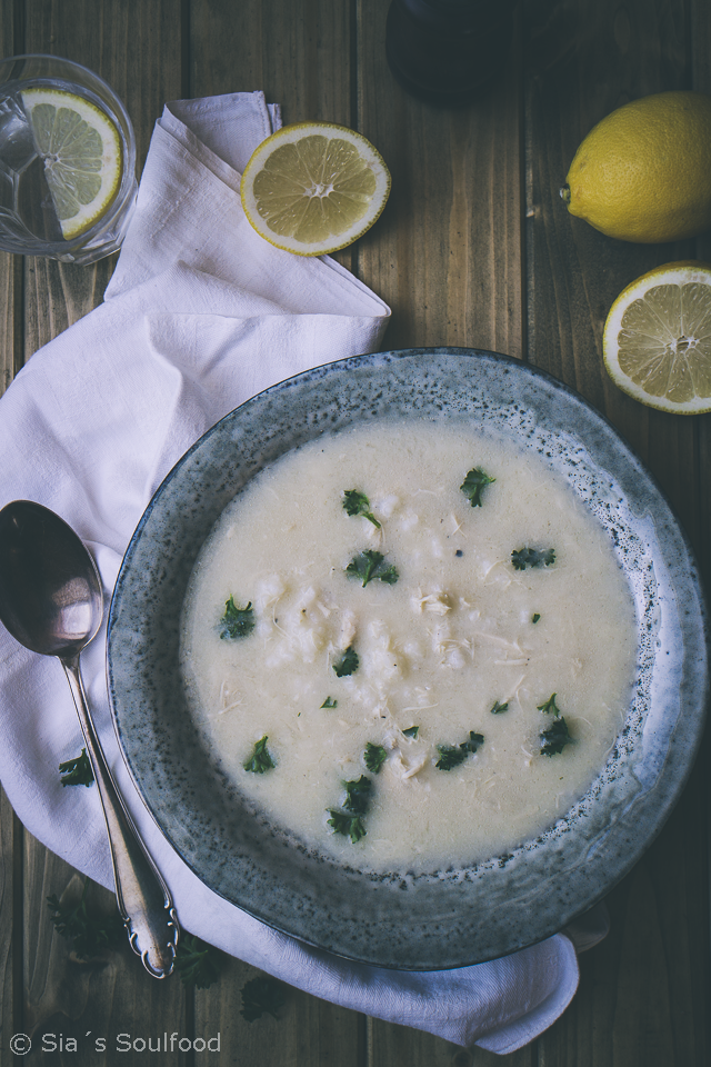 sia´s soulfood foodblog: Griechische Hühnersuppe {Kotosoupa avgolemono}