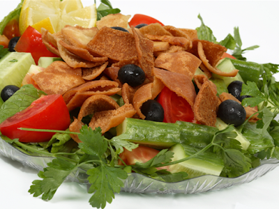 Tuna Fattoush Salad