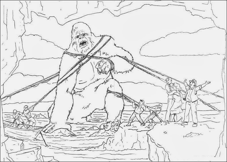 Fun Coloring Pages: King Kong Coloring Pages