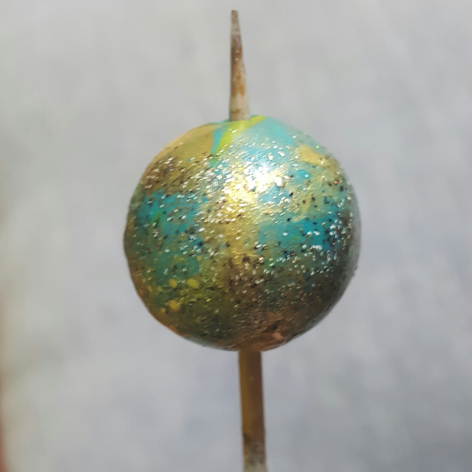 Artybecca Embossing Powders on Polymer Clay