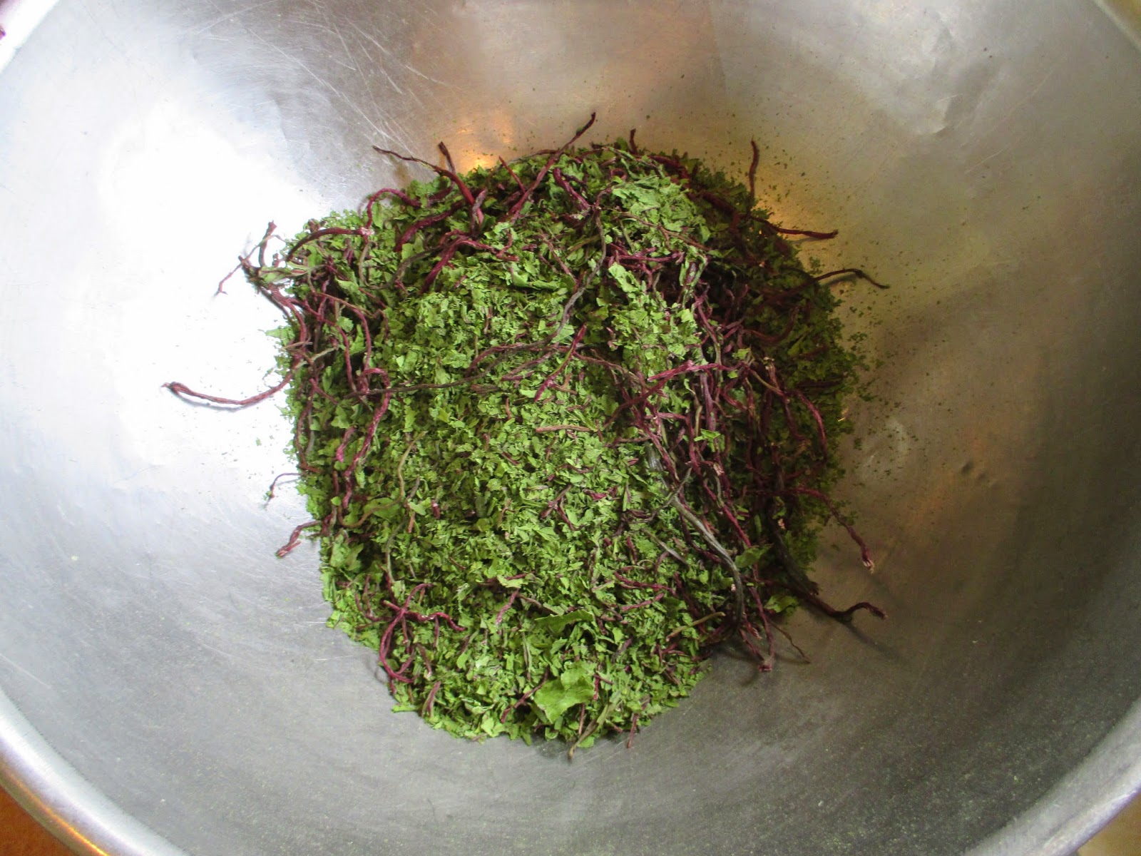 The Deliberate Agrarian Making Dried GreensFor Winter Nutrition