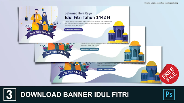 download Banner Idul Fitri Keren Gratis
