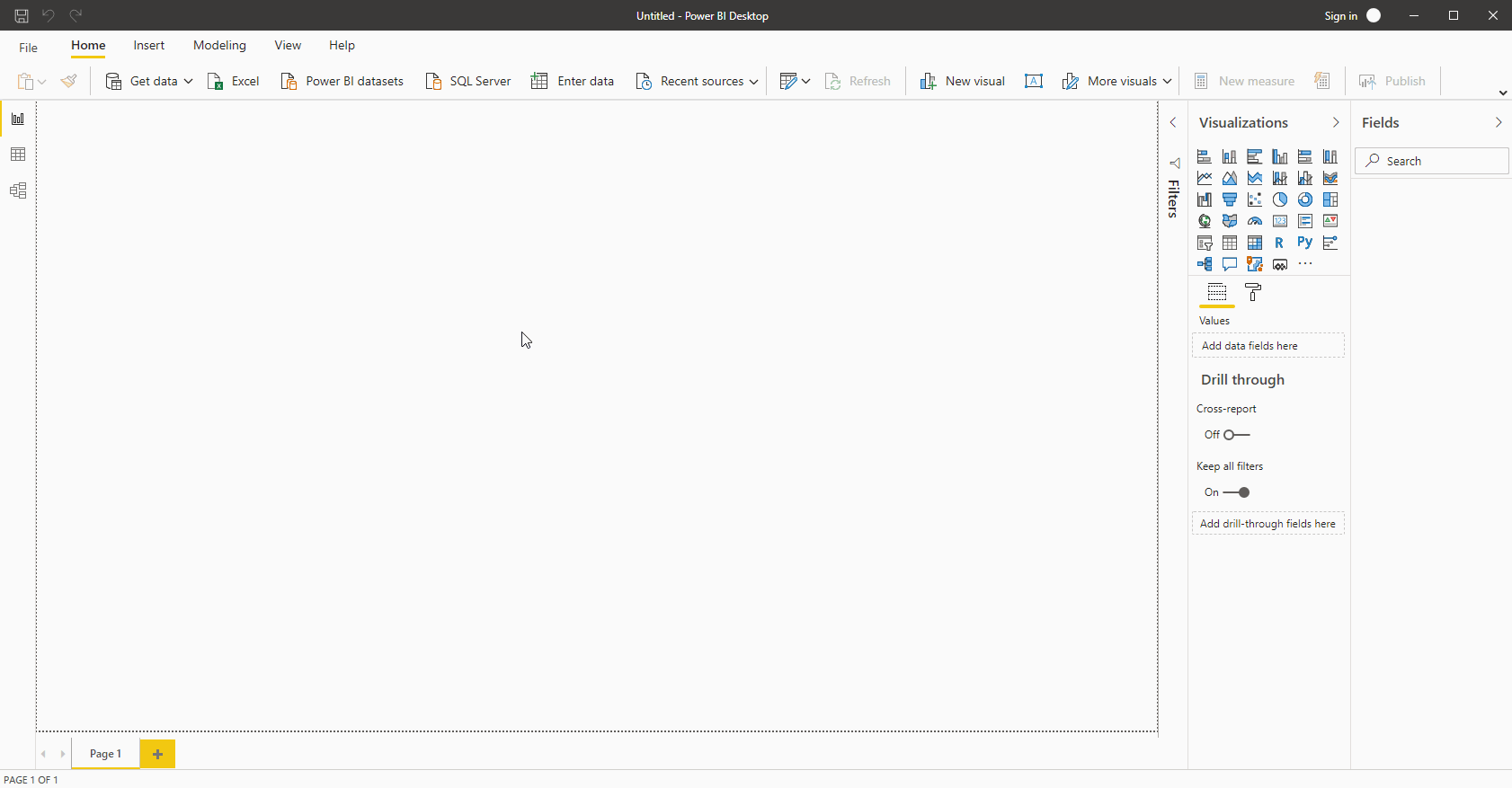 How to create a Measures table in Power BI