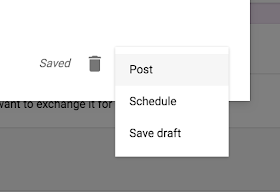 Announcement posting options in Google Classroom™  www.traceeorman.com