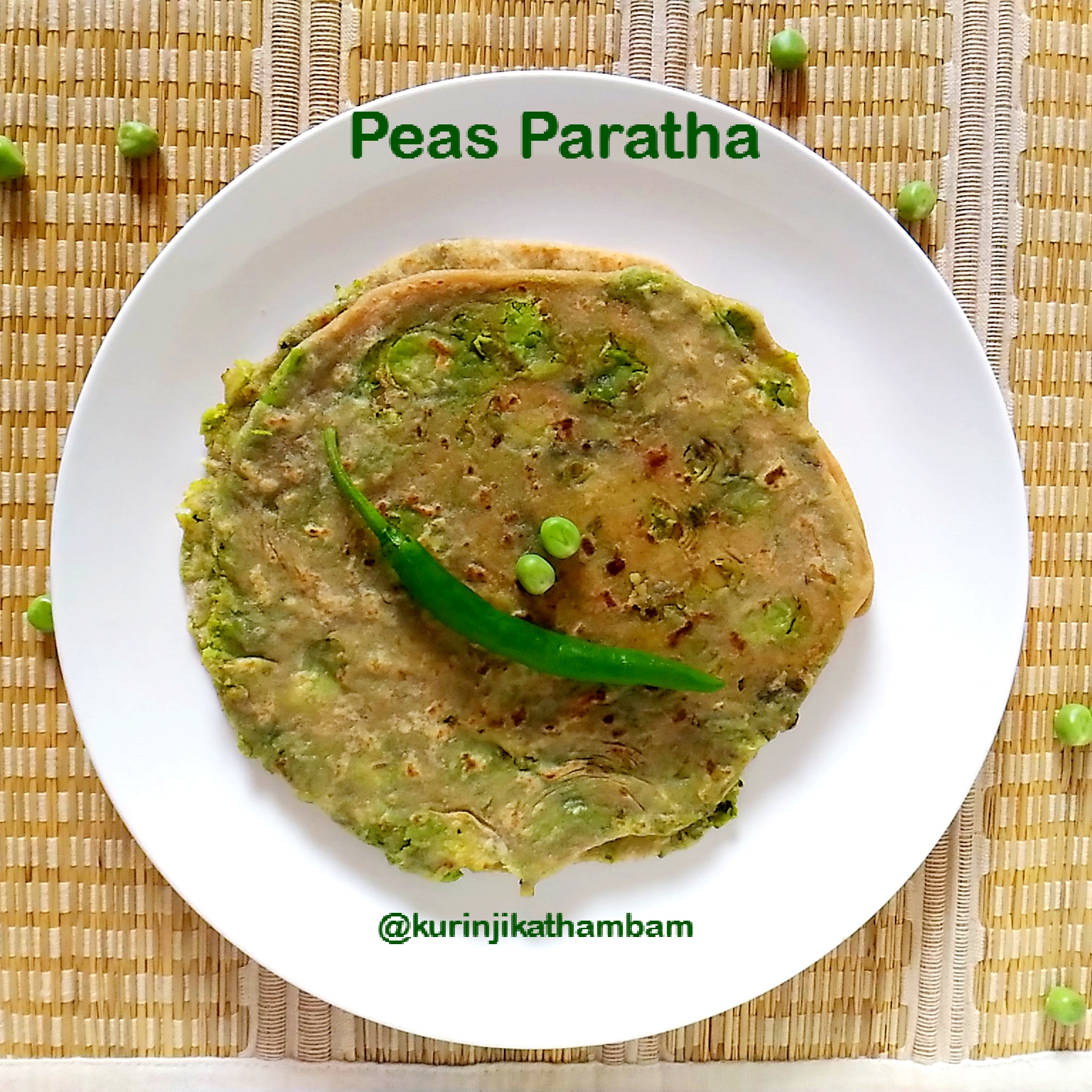 Peas Paratha Kurinji Kathambam