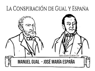 Colorear La Conspiración de Gual y España, Venezuela