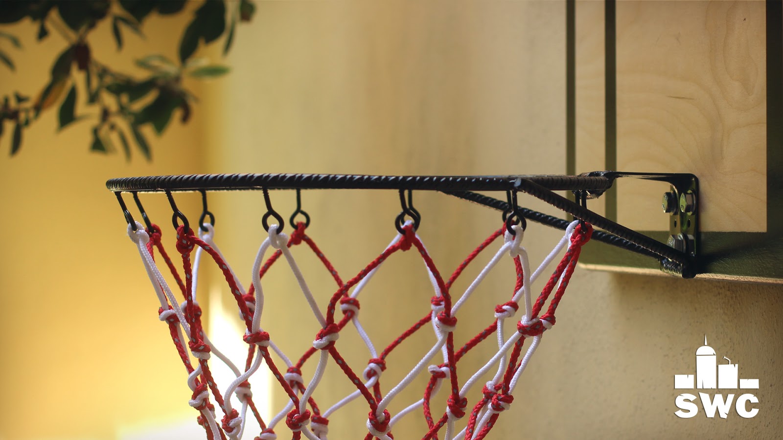 scrap wood city How to make a DIY basketball hoop out of reebar and