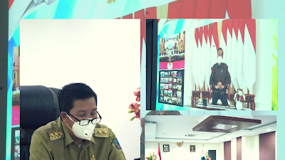 Disaksikan Jokowi, Wagub Kandouw Hadiri Penandatanganan Kerja Sama Kemitraan PMA/PMDN dengan UMKM Secara Virtual