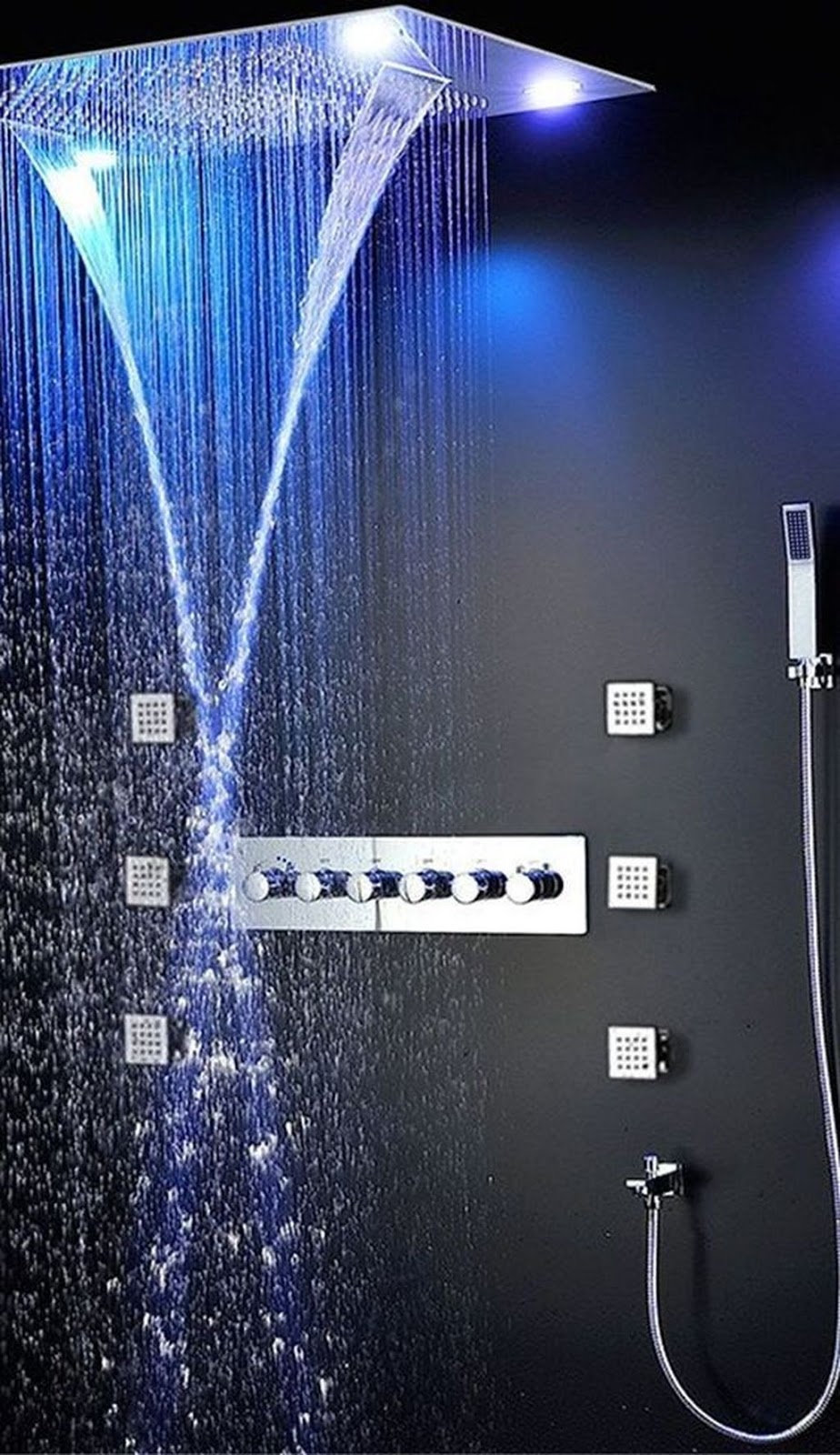 Shower top. Смеситель Bossini Shower Systems.