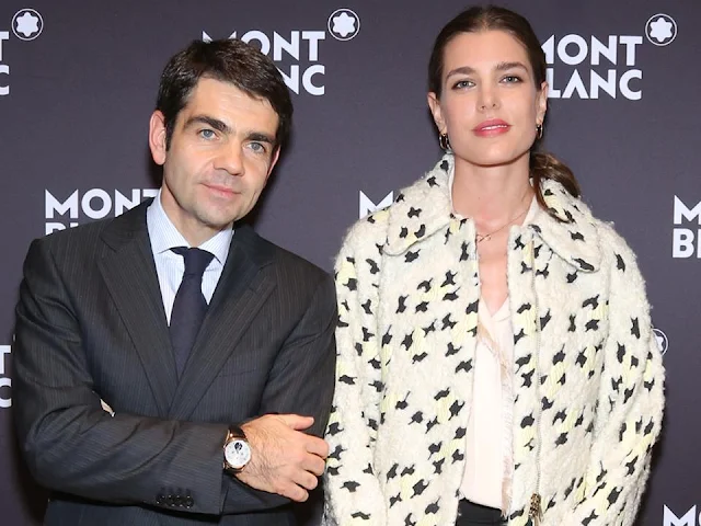 Charlotte Casiraghi a dinner at the President Wilson Hotel 