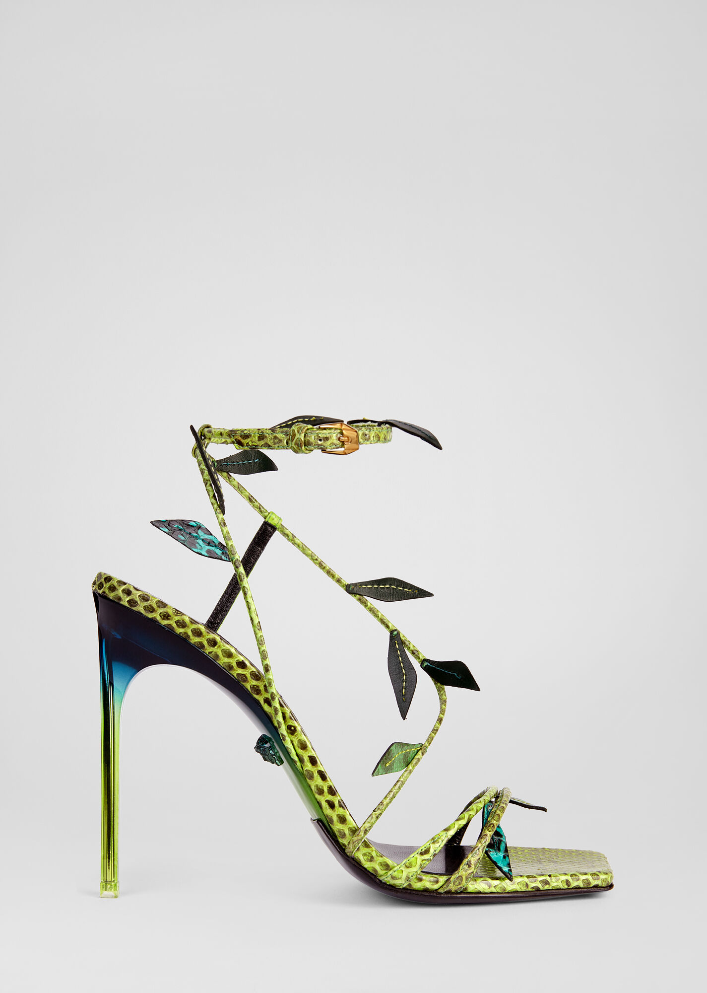 versace antheia leaf heels