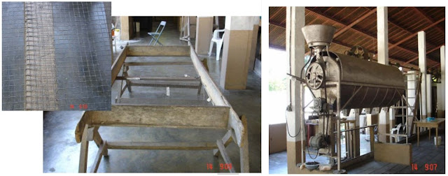 Zaranda para limpieza de granos de cacao y seleccionadora mecánica.