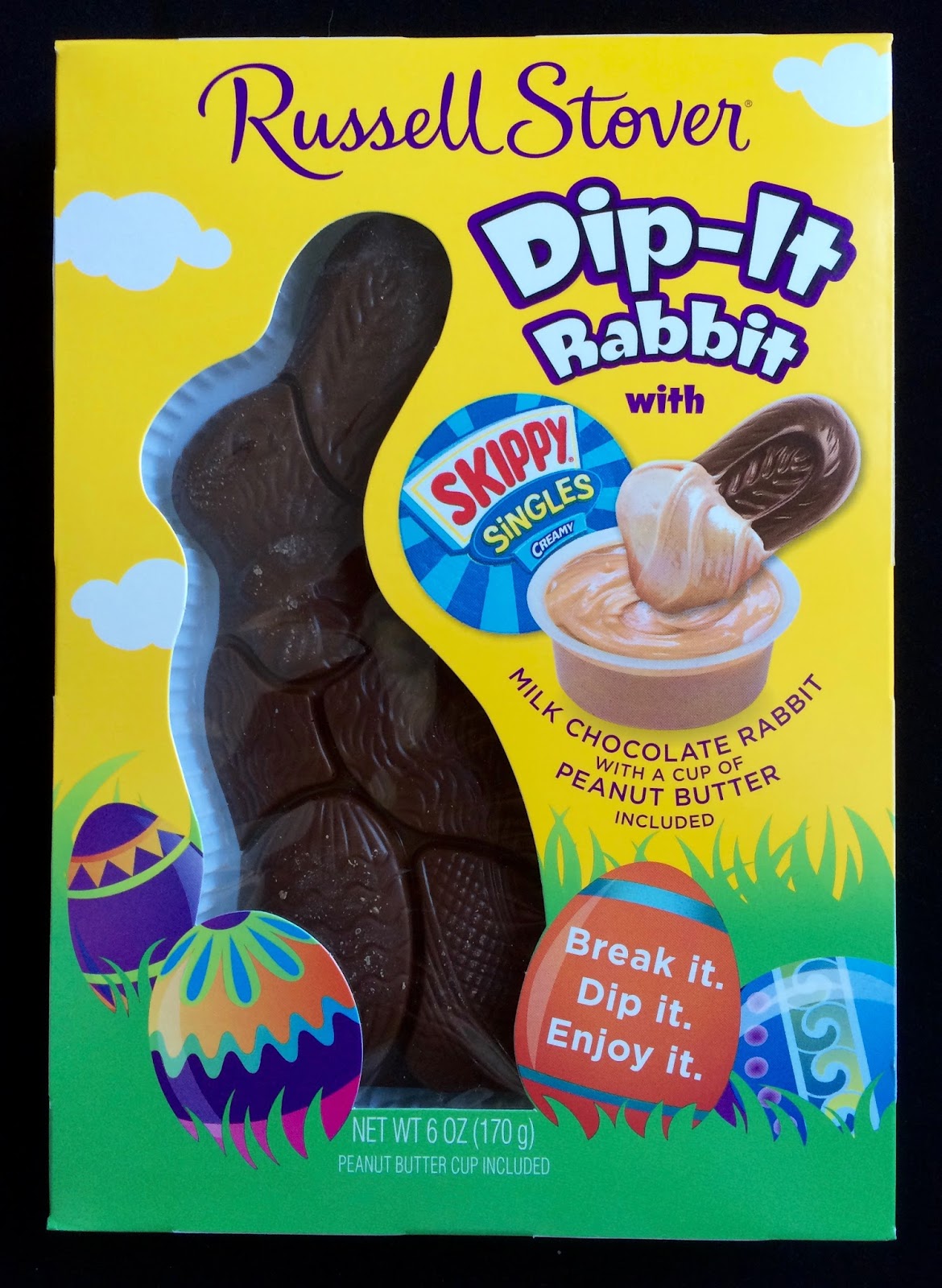 Obsessive Sweets Russell Stover DipIt Chocolate Rabbit with Skippy