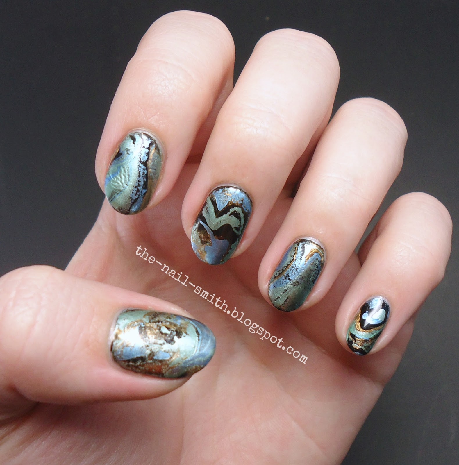 The Nail Smith Abstract Abalone Nails