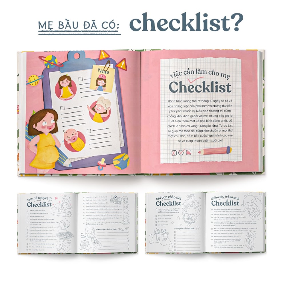 [A116] Top đầu sách tô màu cực hữu ích cho Bà Bầu