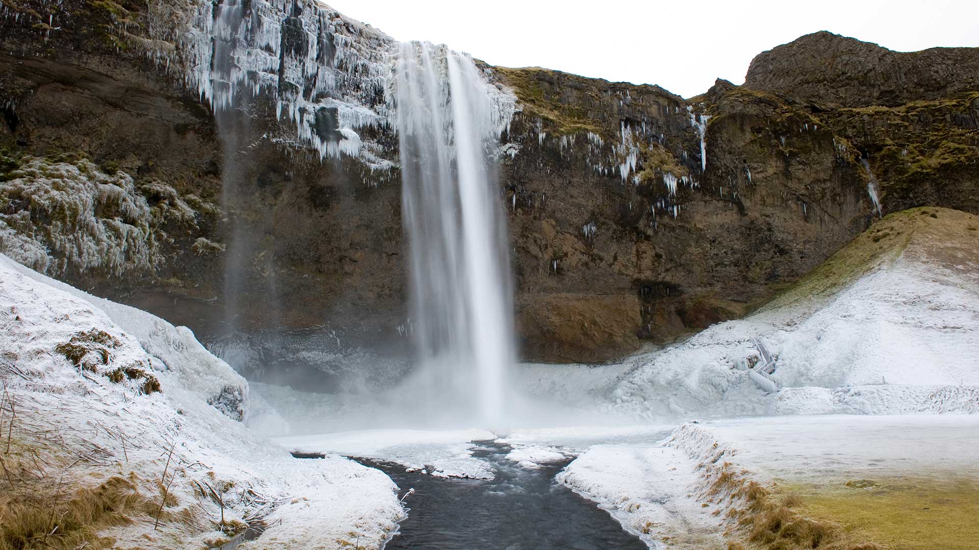 водопад сельяландсфосс исландия