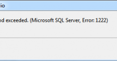 sql lock request time out period exceeded sql lock request time out period exceeded