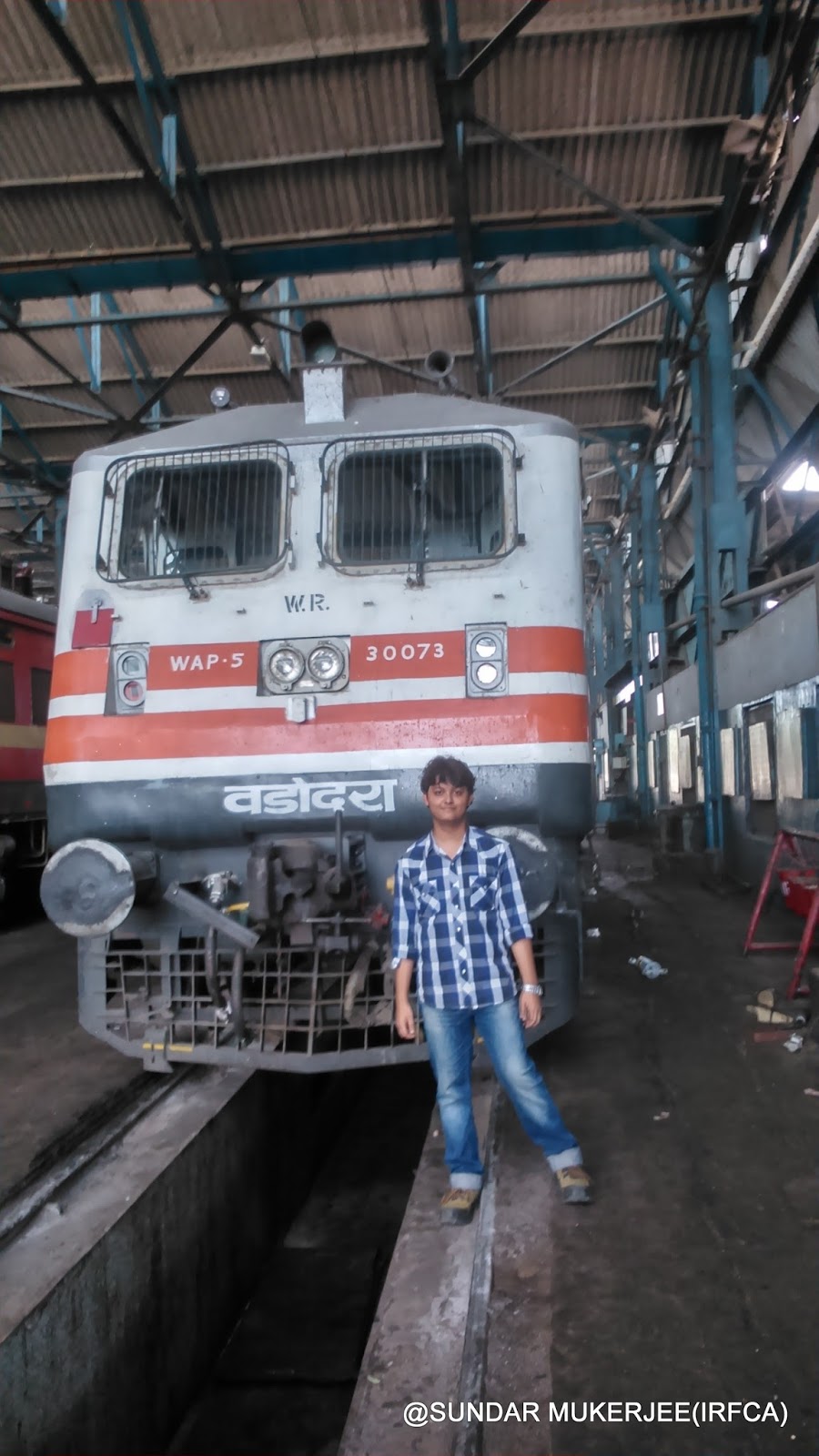 A visit to Vadodara(BRC) Loco Shed. Railways Sundar Mukherjee Rail