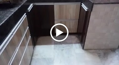 l shape kitchen in  wpc board ! eurostarkitchen