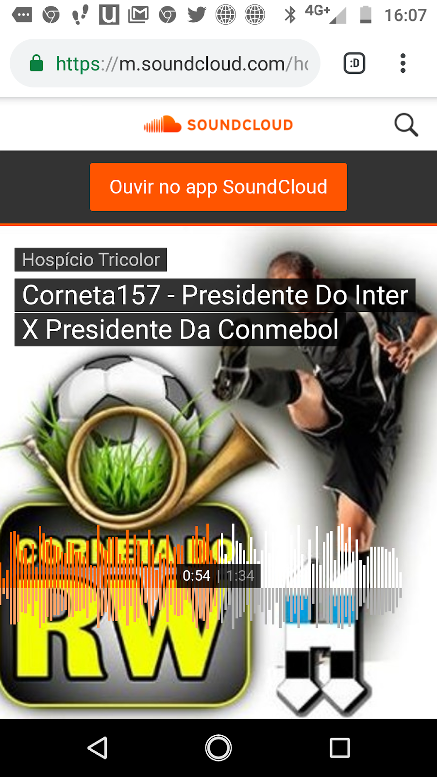 do RW Minuto do no Hospício Tricolor