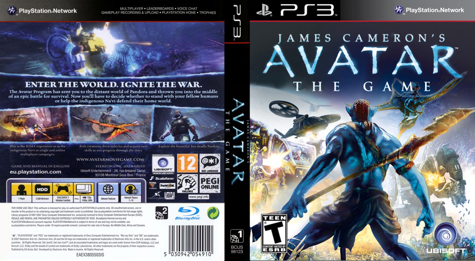 Игра на пс аватар. Avatar James Cameron's ps3. Avatar the game ps3. PLAYSTATION 3 James Cameron's avatar: the game. Ps3 Rus обложка James Cameron's avatar.