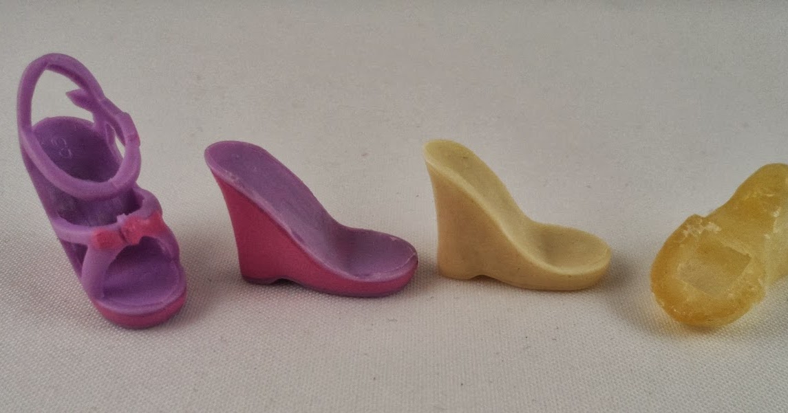 Fashion Doll Shoes: More resin casting