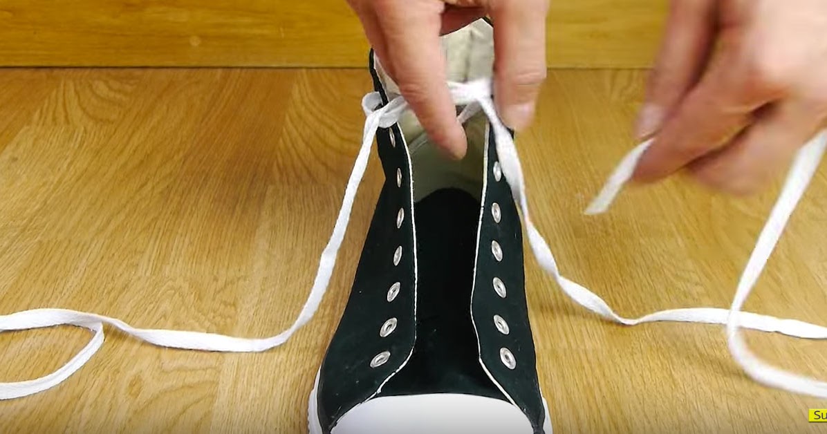 How to Quickly Tie Shoe Laces Handy DIY
