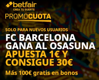 betfair promocuota Barcelona gana Osasuna 29 noviembre 2020 betfair promocuota Barcelona gana Osasuna 29 noviembre 2020