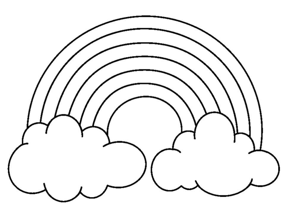 rainbow coloring pages for preschool - photo #5