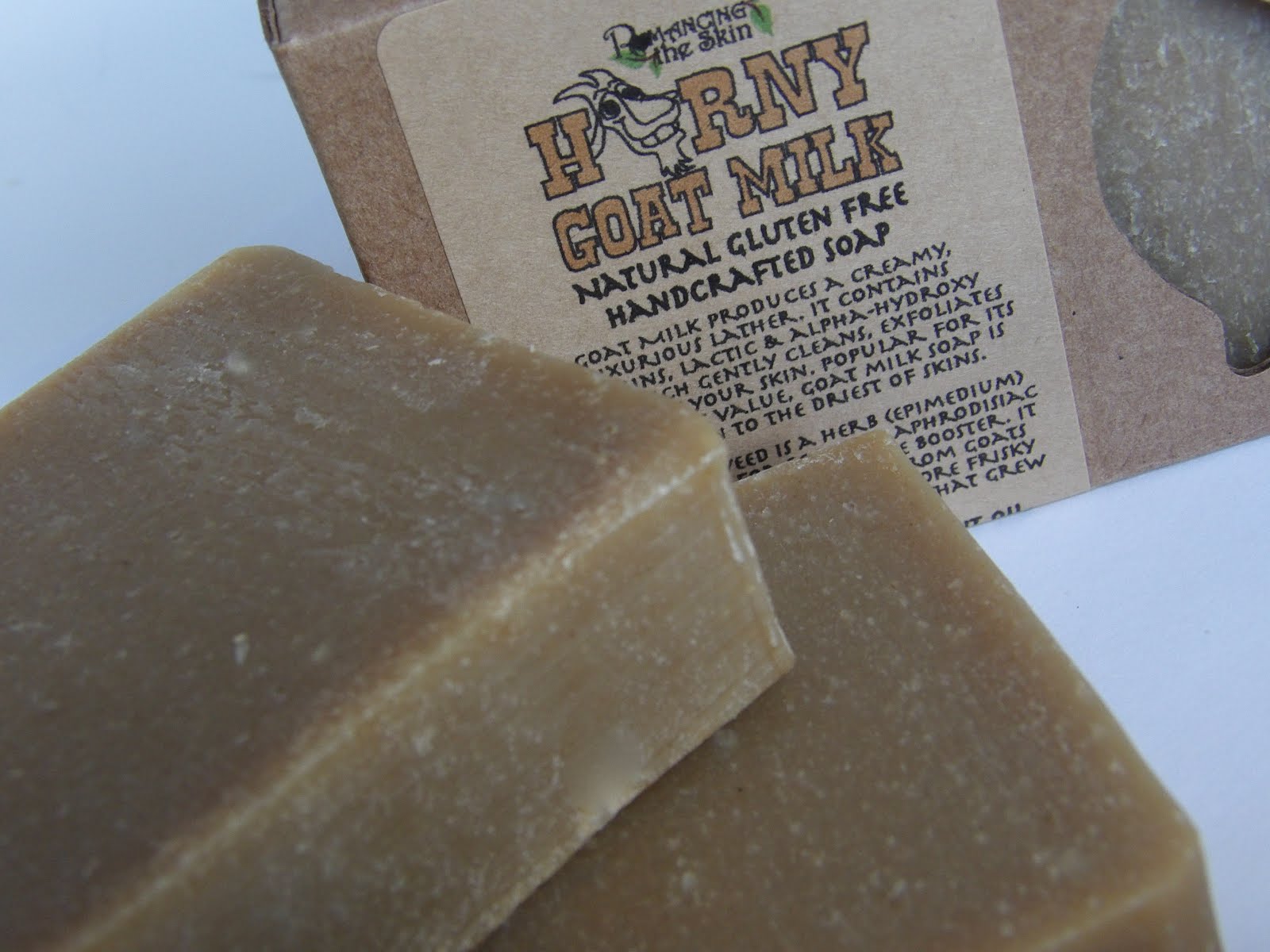 Natural Horny Goat Milk (Unscented) Soap (Gluten Free)