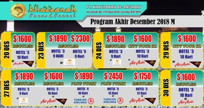 paket umroh bulan desember 2018 Bogor paket umroh bulan desember 2018 Bogor