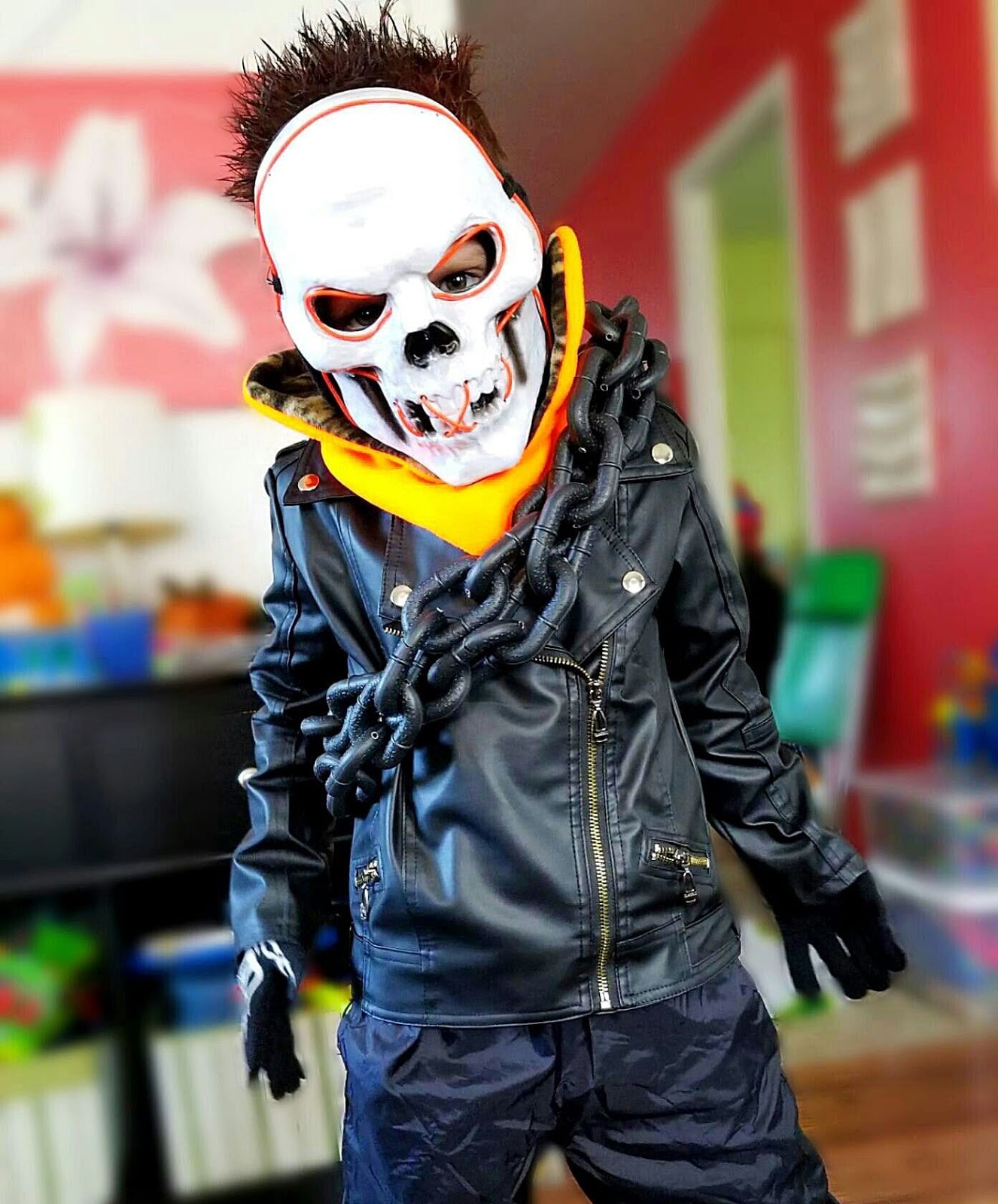Le blog d'evy DIY GHOST RIDER HALLOWEEN COSTUME for kids and