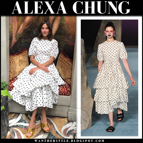 ashley williams polka dot dress