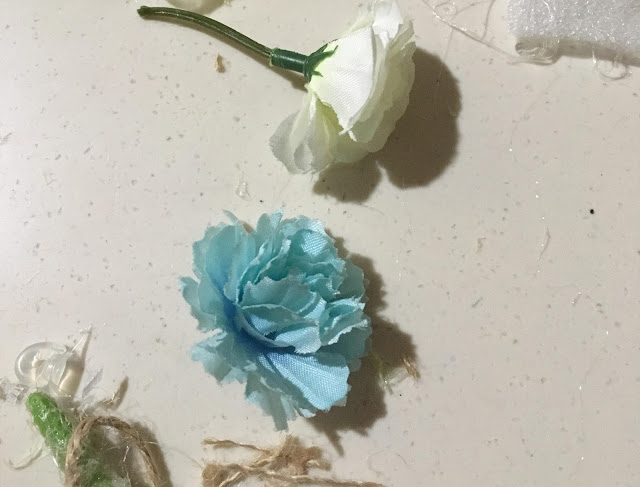 DIY Bridal Bouquet Using Fake Flowers