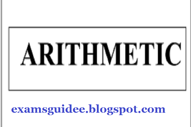 Arithmetic in Telugu pdf free download