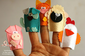 Handmade cloth quiet busy book for Sergio, felt finger puppets, развивающая книжка
