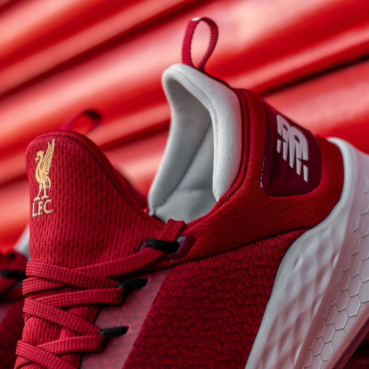 19-20 Home Kit Inspired | New Balance Liverpool Fresh Foam Lazr v2 2019 Shoes Released - Footy