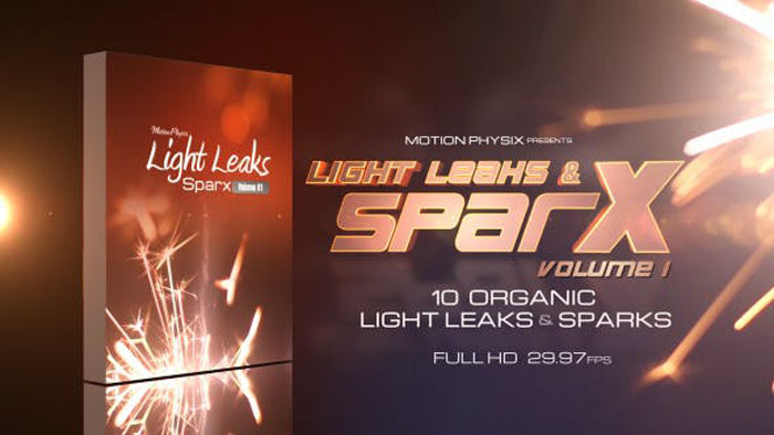 Videohive - Light Leaks and Sparks Vol-1 Light Leaks and Sparks Vol-1