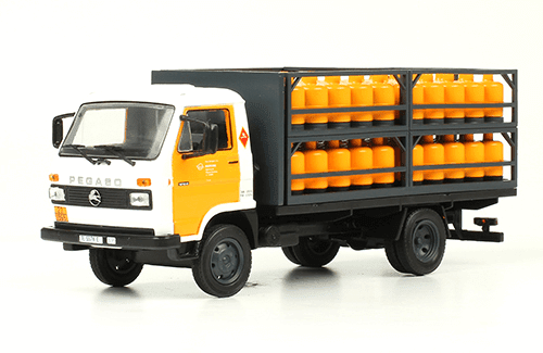 pegaso ekuz 1:43 repsol butano, test vehiculos de reparto y servicio salvat