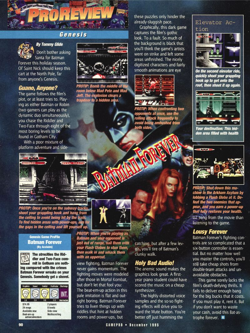 1995  : Magazine Article: GamePro December 1995