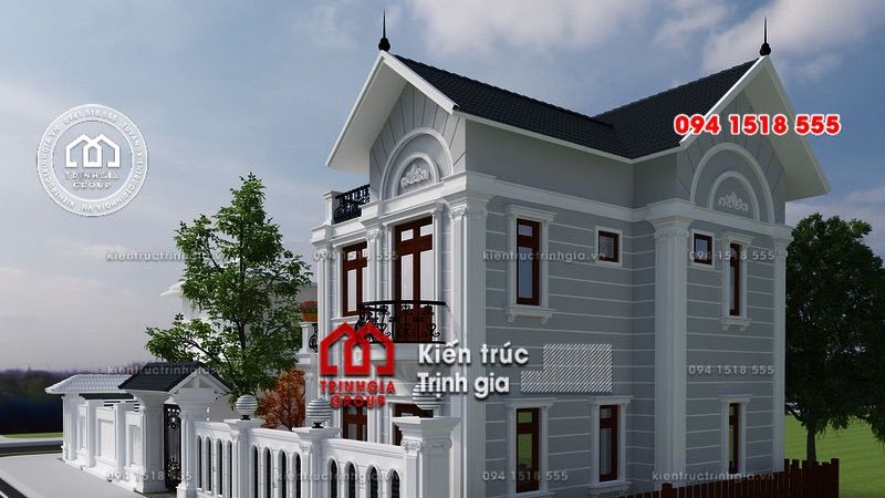 Chọn xây những mẫu nhà tân cổ điển 2 tầng – Tại sao không? - Mã số BT2544 - Ảnh 1