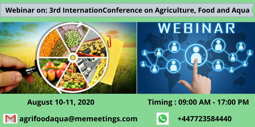 INITIAL ANNOUNCEMENT OF 3RD INTERNATIONAL CONFERENCE ON AGRICULTURE