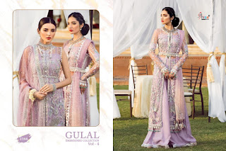  Shree Fab Gulal Embroidered Collection Vol 4 Pakistani Suits Collection, Pakistani Suits Manufaturer Shree Fab Gulal Embroidered Collection Vol 4 Pakistani Suits Buy At Wholesale Price