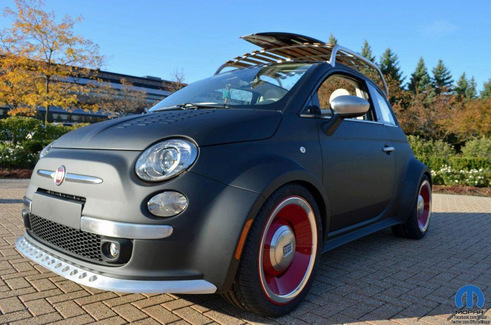 Fiat 500 Beach Cruiser Concept Mopar NewsAutomagz