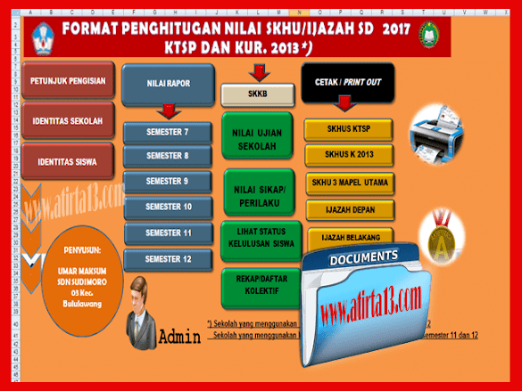 Aplikasi Olah Nilai Raport Untuk Ijazah Dan Skhu Fomat Excel.Xlsm Aplikasi Olah Nilai Raport Untuk Ijazah Dan Skhu Fomat Excel.Xlsm