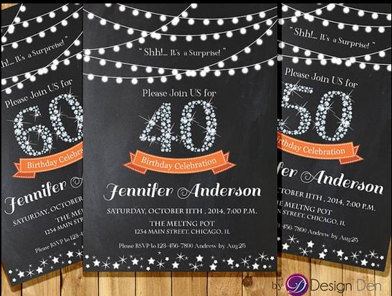 Best 40th Birthday Celebration Ideas