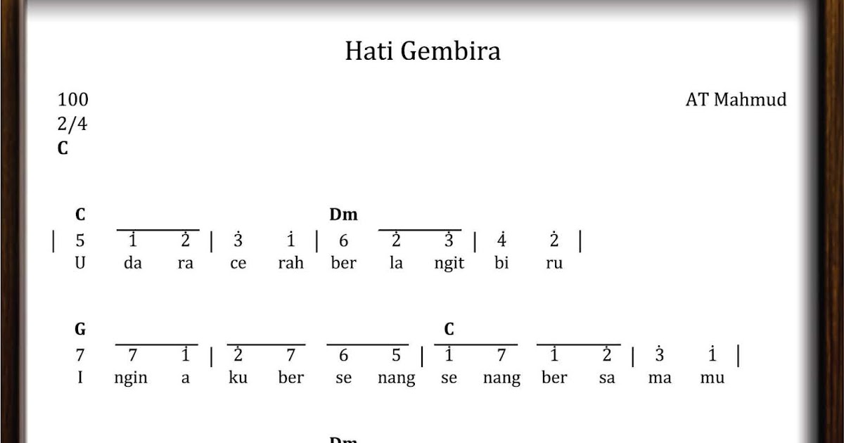 Lirik Lagu Anak Hati Gembira Arsia Lirik