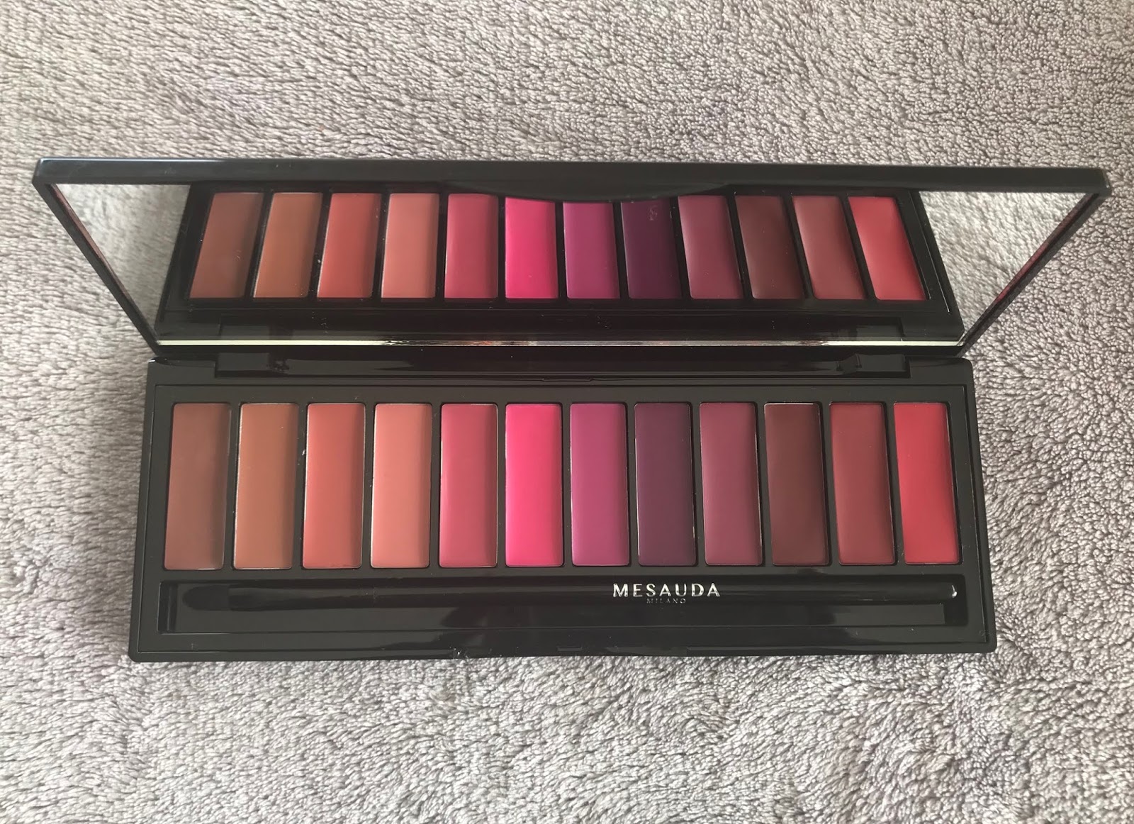 La palette de rouges à lèvres Kissable de MesaudaJenmag