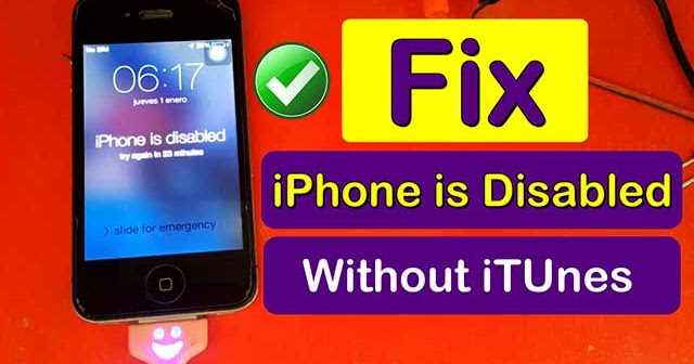 Fix iPhone is Disabled without iTunes 100% Free Method - Faisal Mobile
