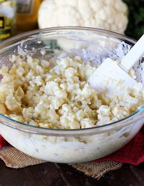 Making Cauliflower Mock "Potato" Salad Image